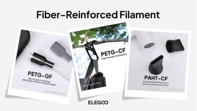 Elegoo lance des filaments renforcés, plus solides et précis pour l’impression 3D FDM.