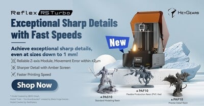 Découvrez l’UltraCraft Reflex RS Turbo, la nouvelle imprimante 3D signée HeyGears.