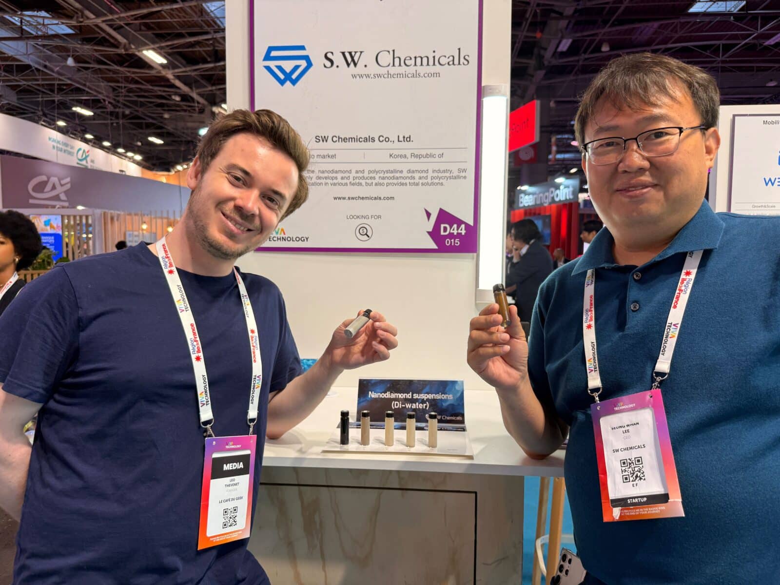 SW Chemicals et Le Café du Geek