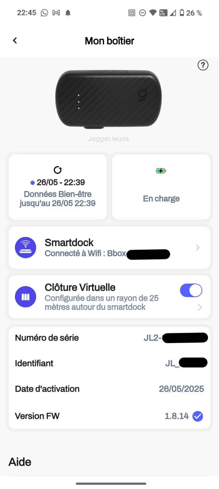 JAG GPS S2 appli