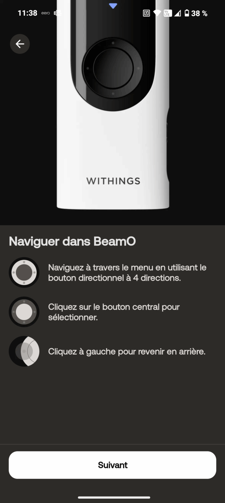 Withings appli