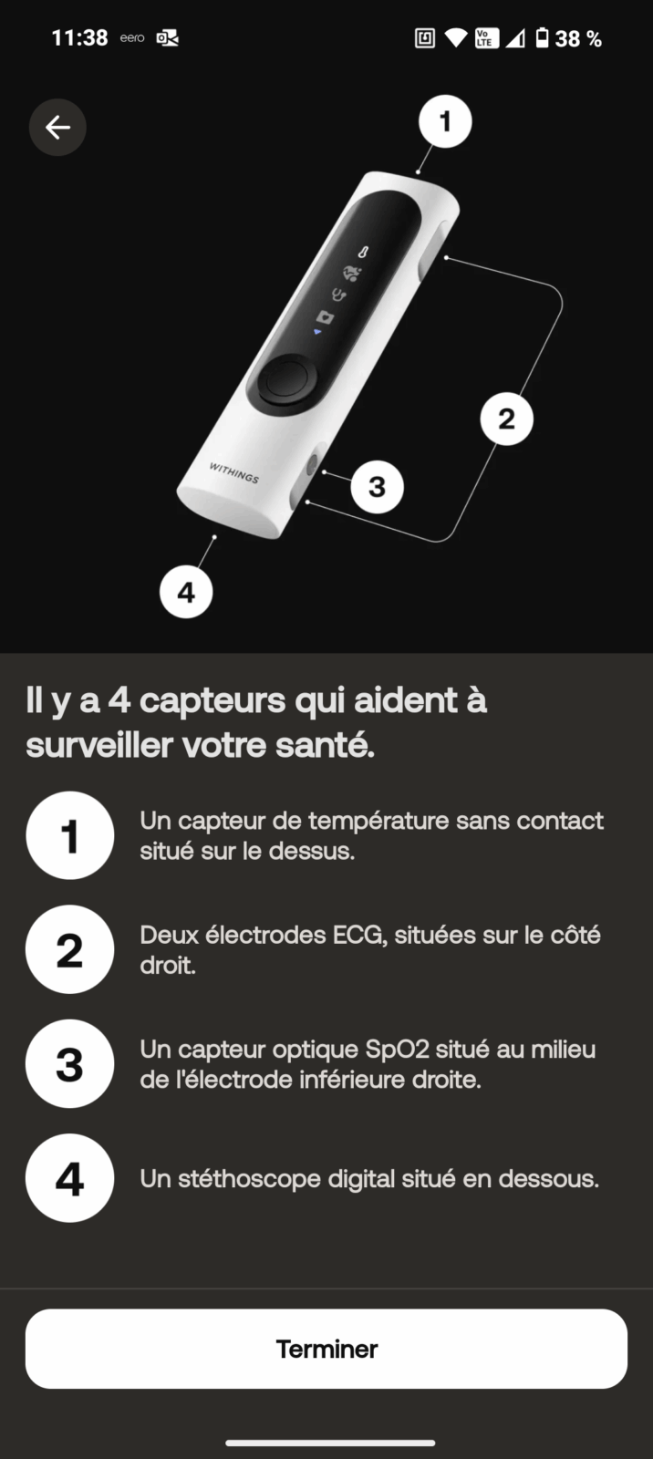 Withings appli