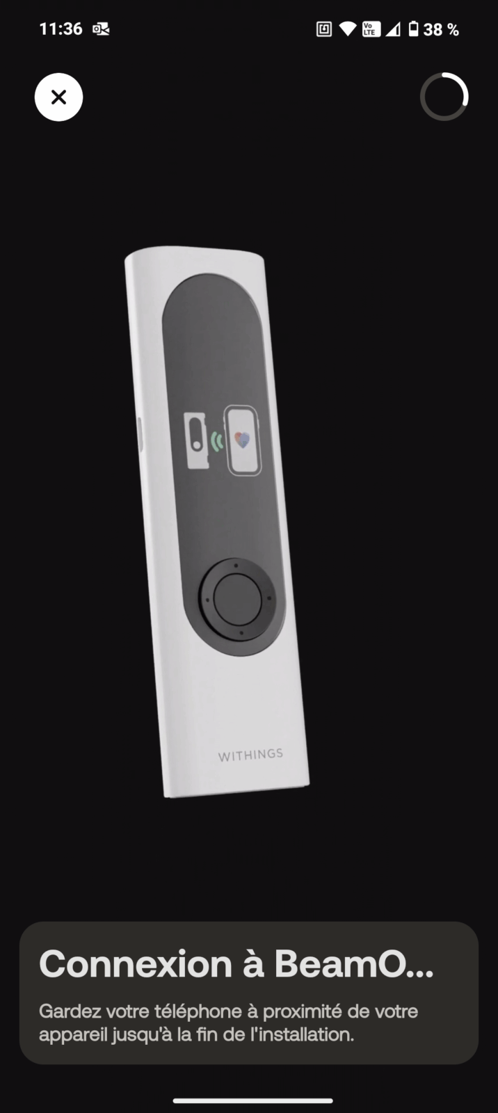 Withings appli