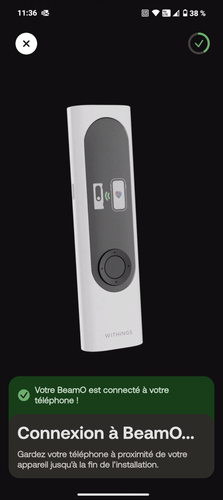 Withings appli
