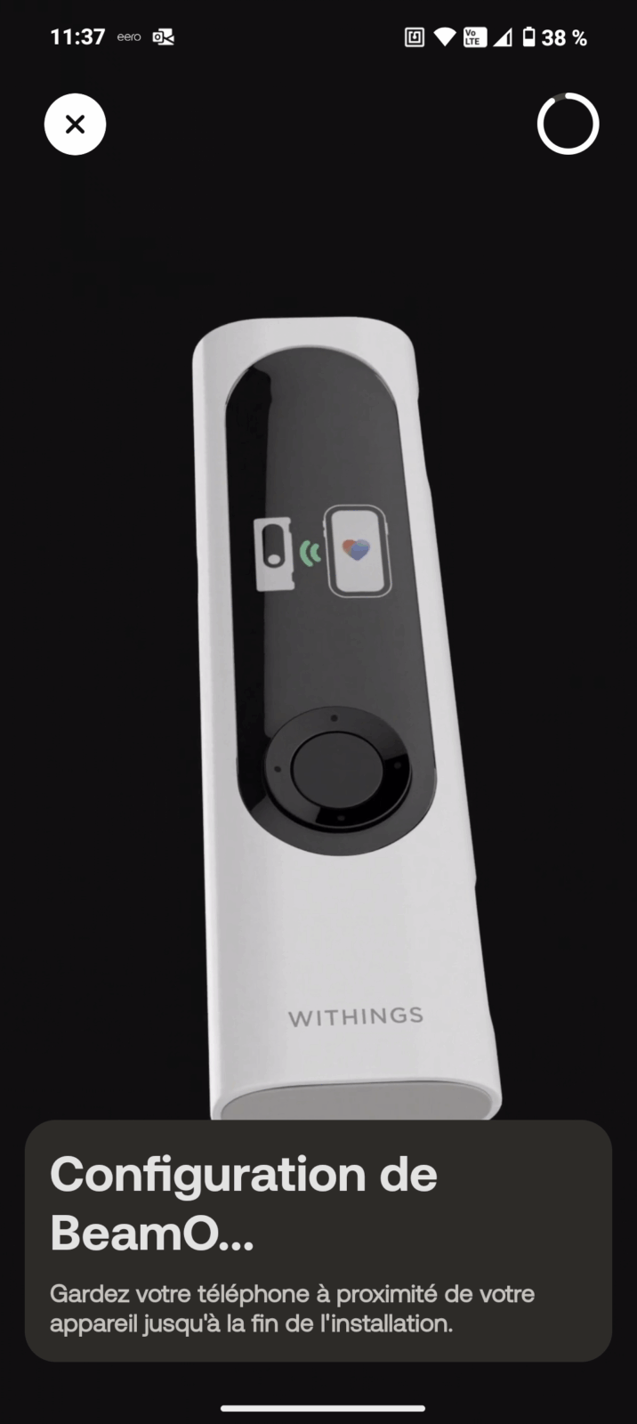 Withings appli