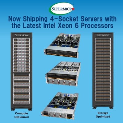 Supermicro dévoile ses serveurs 4 sockets, optimisés pour les applications critiques.
