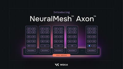 WEKA NeuralMesh Axon booste l’IA exascale avec une architecture plus performante.