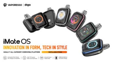 VAPORESSO dévoile iMate OS, un vapoteur innovant et compatible tous formats.