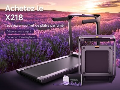 WalkingPad X218 Lavender Edition allie design, bien-être et innovation à domicile.