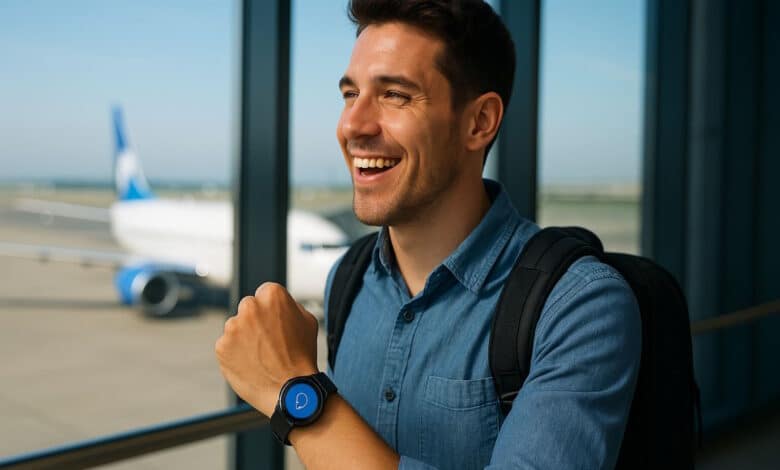 montre connectee voyage