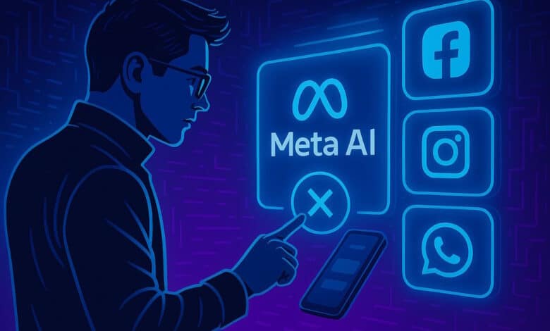 tuto desactiver meta ai facebook instagram whatsapp