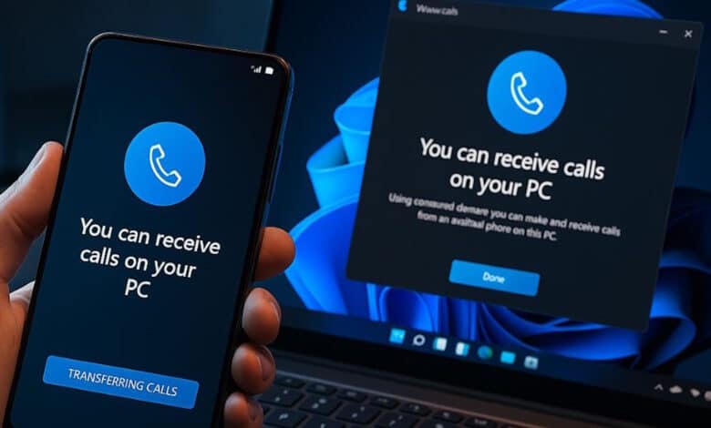 windows 11 recevoir appels smartphone