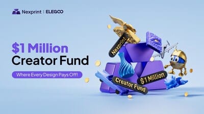 Elegoo lance Nexprint Creator Fund, un million de dollars pour les créateurs 3D.