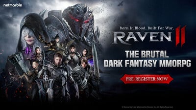 Raven2, le nouveau MMORPG de Netmarble, ouvre ses préinscriptions mondiales.