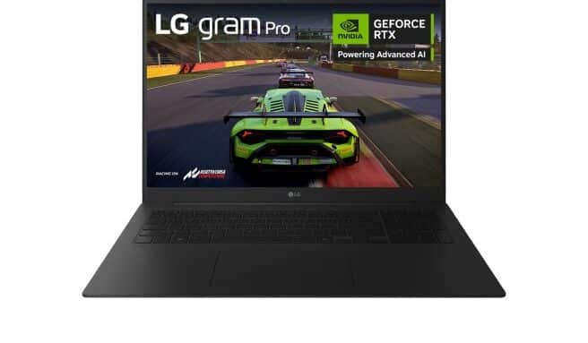 LG LANCE LE PORTABLE LG GRAM PRO 2025 AVEC CARTE GRAPHIQUE NVIDIA GEFORCE RTX™ 5050