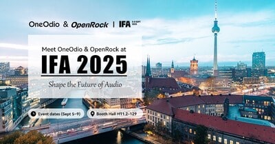 OneOdio et OpenRock dévoilent leurs nouveautés audio à l’IFA 2025 à Berlin.