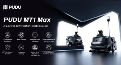 Le Pudu MT1 Max simplifie le nettoyage intelligent des grands espaces complexes.