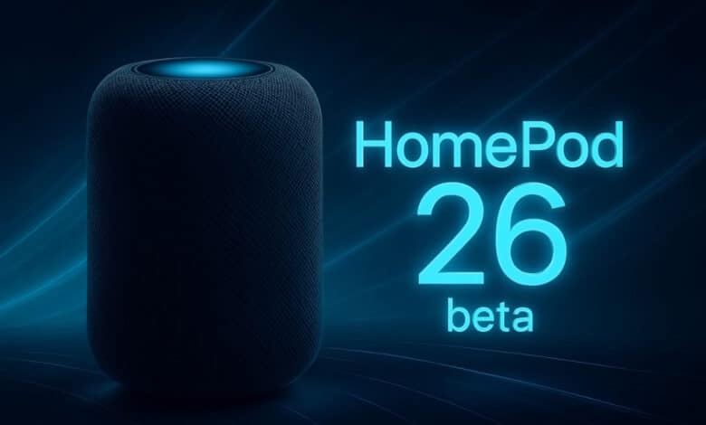 homepod 26 version beta