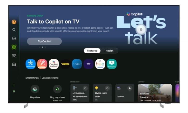 samsung copilot smart tv