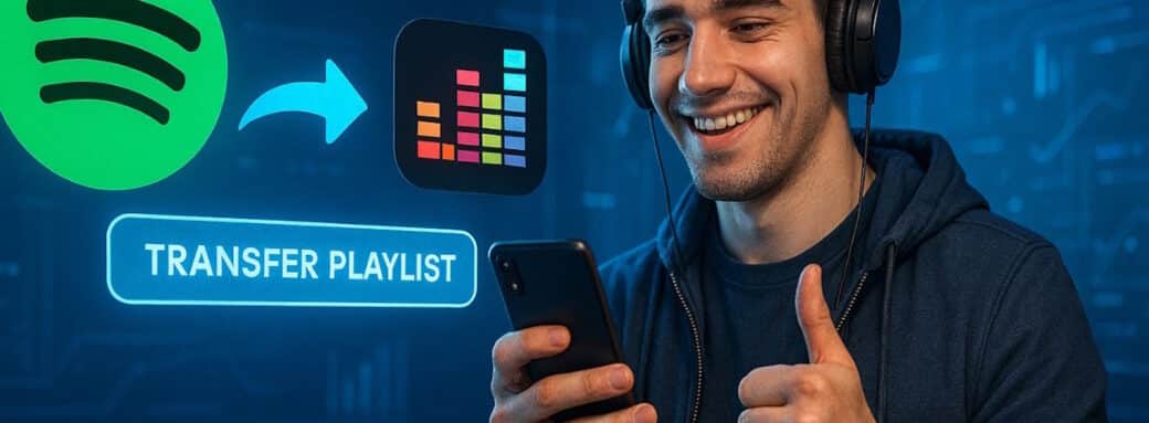 tuto transferer playlist spotify deezer