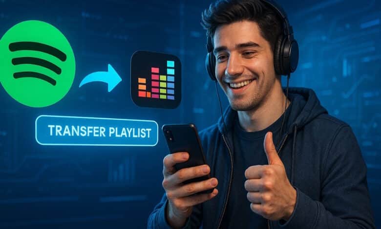 tuto transferer playlist spotify deezer