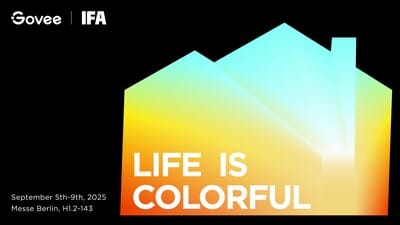 Govee présente à l’IFA 2025 ses nouveaux éclairages intelligents et personnalisés.