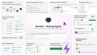 LambdaTest KaneAI facilite l’automatisation des tests logiciels grâce à l’IA.