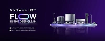 Narwal dévoile à l’IFA 2025 ses nouvelles solutions de nettoyage intelligent.