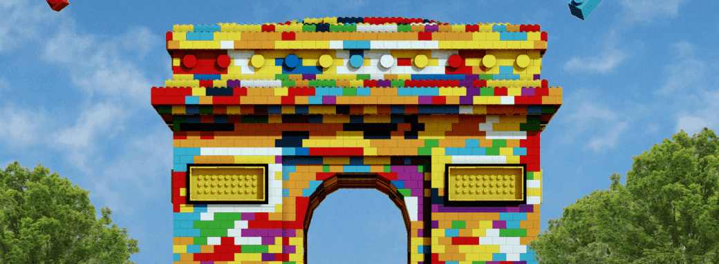 Objet du mail : GPT : LEGO transforme les Champs-Élysées en un immense terrain de jeu.