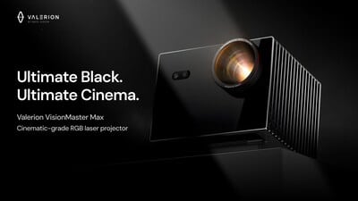 Le Valerion VisionMaster Max offre une expérience home cinéma haut de gamme inédite.
