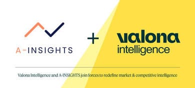 Valona Intelligence fusionne avec A-INSIGHTS pour renforcer la veille concurrentielle.