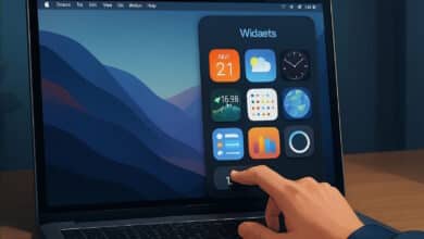 comment ajouter widgets mac