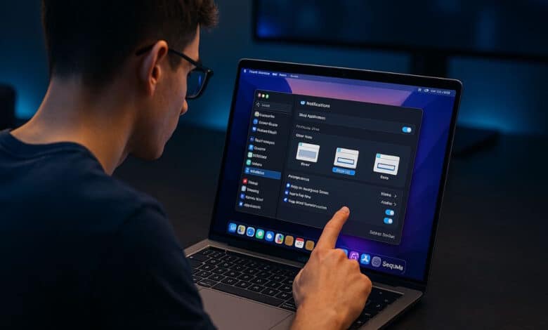 comment gerer notifications macos sequoia
