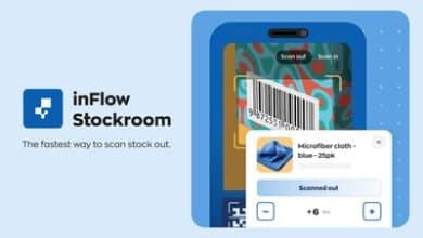 inFlow Stockroom simplifie la gestion des stocks grâce au scan rapide et aux alertes.