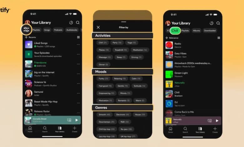 spotify smart filters