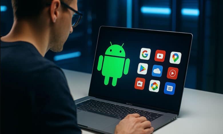 tuto utiliser applications android mac