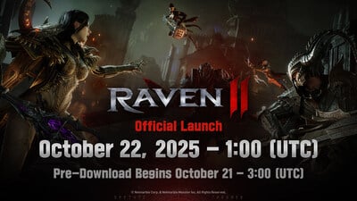 Raven2 arrive bientôt avec une expérience dark fantasy et des récompenses exclusives.