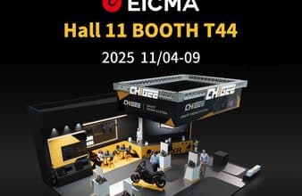 Chigee présente à l’EICMA 2025 ses nouveautés dédiées à la sécurité des motards.