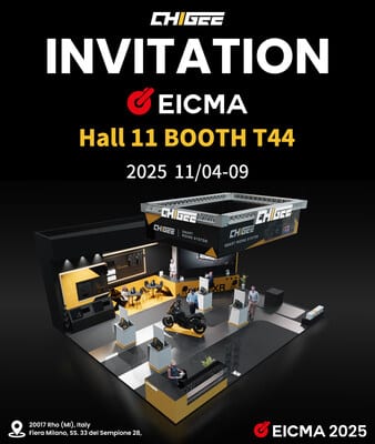 Chigee présente à l’EICMA 2025 ses nouveautés dédiées à la sécurité des motards.