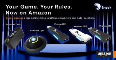 Brook lance ses boutiques Amazon en Europe et propose ses accessoires gaming innovants.