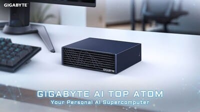 GIGABYTE lance AI TOP ATOM, un supercalculateur performant et compact pour l’IA.