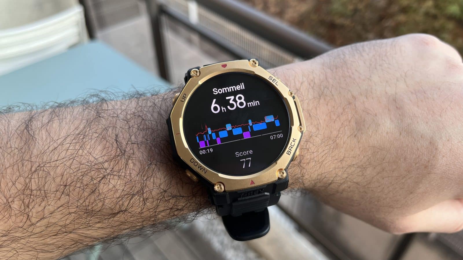 Amazfit T-Rex 3 Pro Sommeil