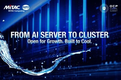 Mitac Computing dévoile ses solutions IA économes en énergie au OCP Global Summit 2025.