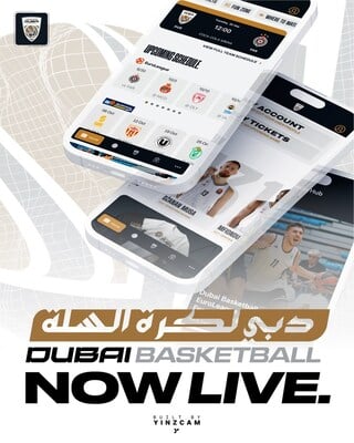 YinzCam lance une application innovante pour les fans de Dubai Basketball.