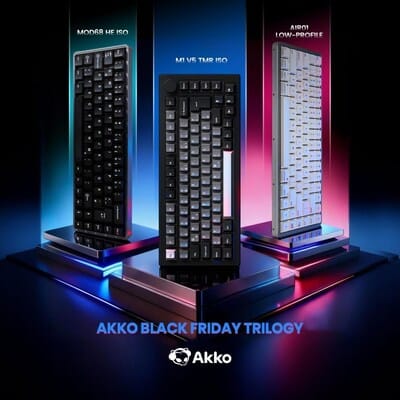 Akko lance trois claviers innovants et propose -20% pour le Black Friday.