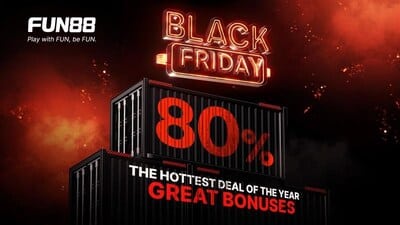 FUN88 dévoile ses réductions Black Friday avec bonus, points et récompenses à saisir.