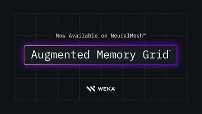 Weka Augmented Memory Grid multiplie par 1 000 la mémoire GPU pour l’IA sur le cloud.