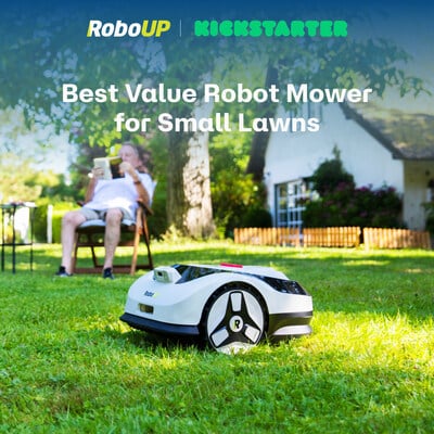 Le RoboUP Raccoon 2 SE rend la tonte de pelouse accessible et simple pour tous.