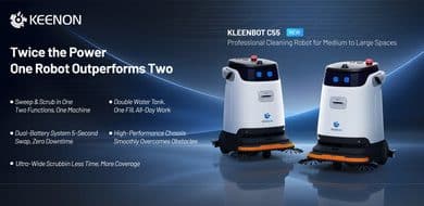 KEENON Robotics lance le C55, robot de nettoyage innovant pour grands espaces.