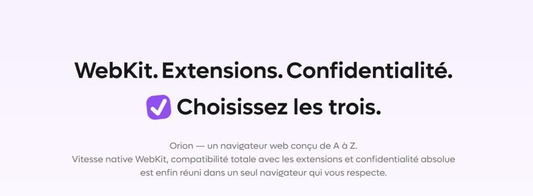 navigateur orion